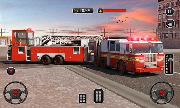 模拟驾驶消防车手游截图4