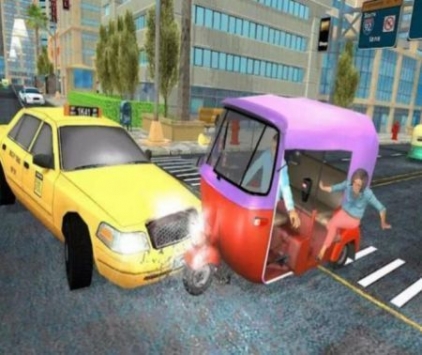 城市自动黄包车游戏下载截图3