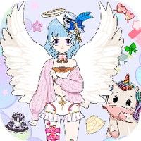 樱花彩虹少女化妆游戏下载 图标