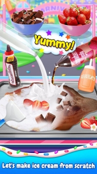 彩虹冰淇淋卷游戏下载截图4
