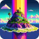 像素艺术彩色岛免费版 图标